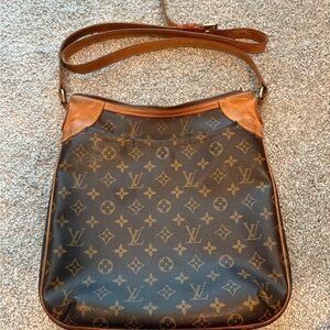 Louis Vuitton Brown Monogram Odeón MM shoulder bag